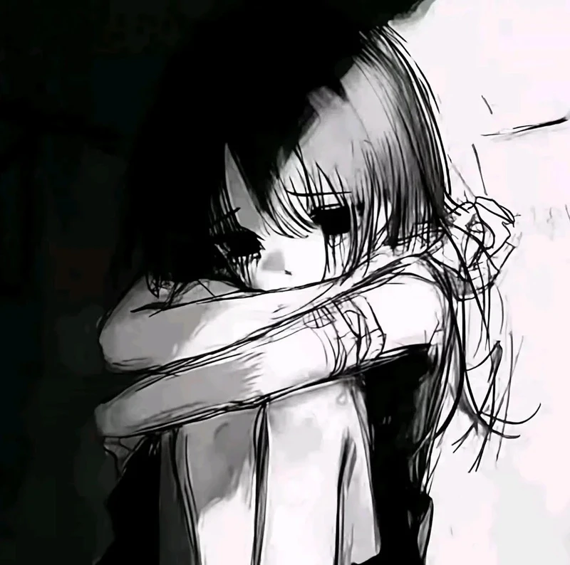 khoảnh khắc ảnh anime buồn trong mưa