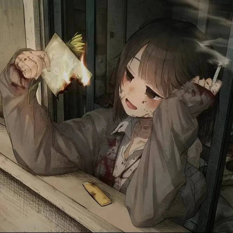 khung cảnh cô độc trong ảnh anime buồn