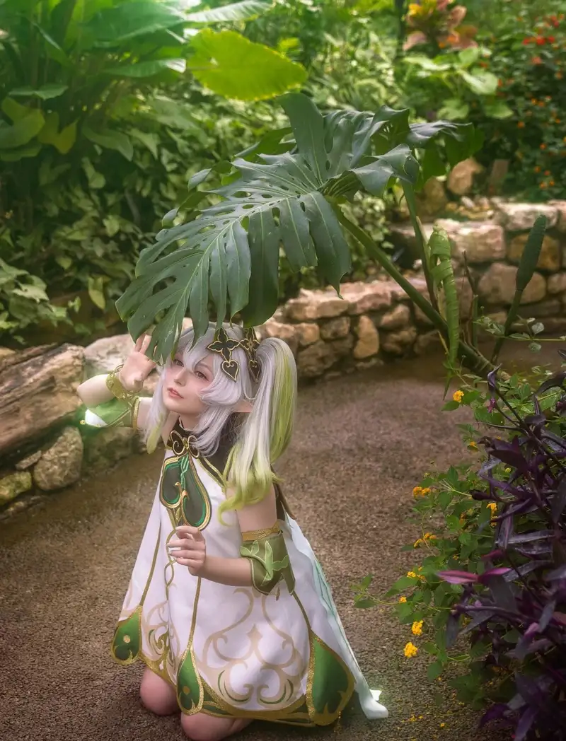 ảnh nahida cosplay cực đẹp chuẩn nhân vật