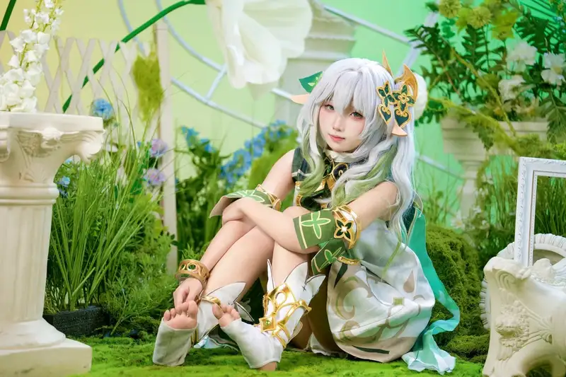 ảnh nahida cosplay đẹp chuẩn nhân vật Genshin Impact