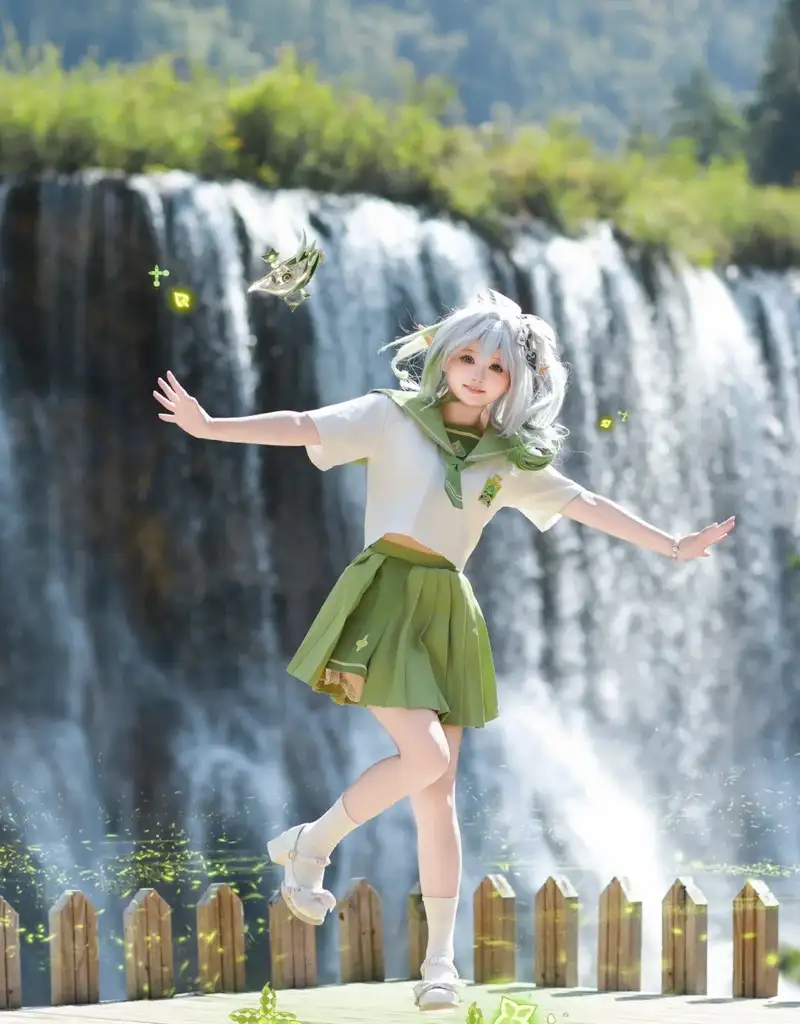 ảnh nahida cosplay độ phân giải cao sắc nét