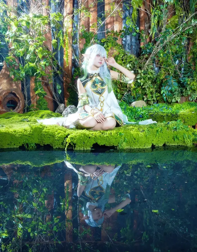 ảnh nahida cosplay phong cách Genshin Impact đẹp