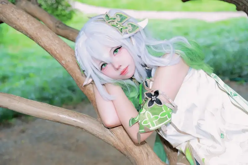 ảnh nahida cosplay sắc nét chất lượng cao