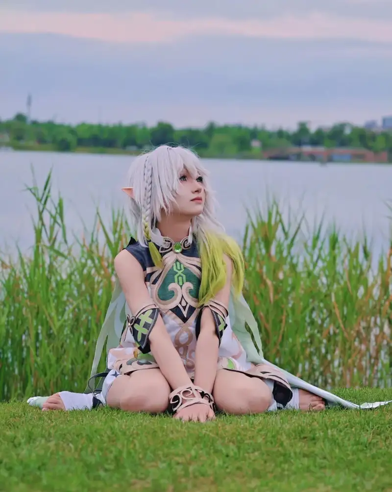 ảnh nahida cosplay thần thái xinh đẹp cuốn hút
