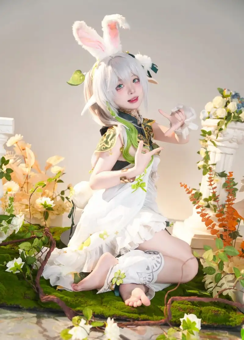 ảnh nahida cosplay với thần thái cực cuốn hút
