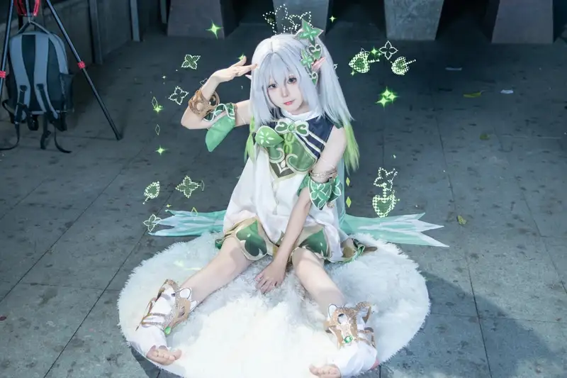 ảnh nahida cosplay xinh đẹp phong cách anime