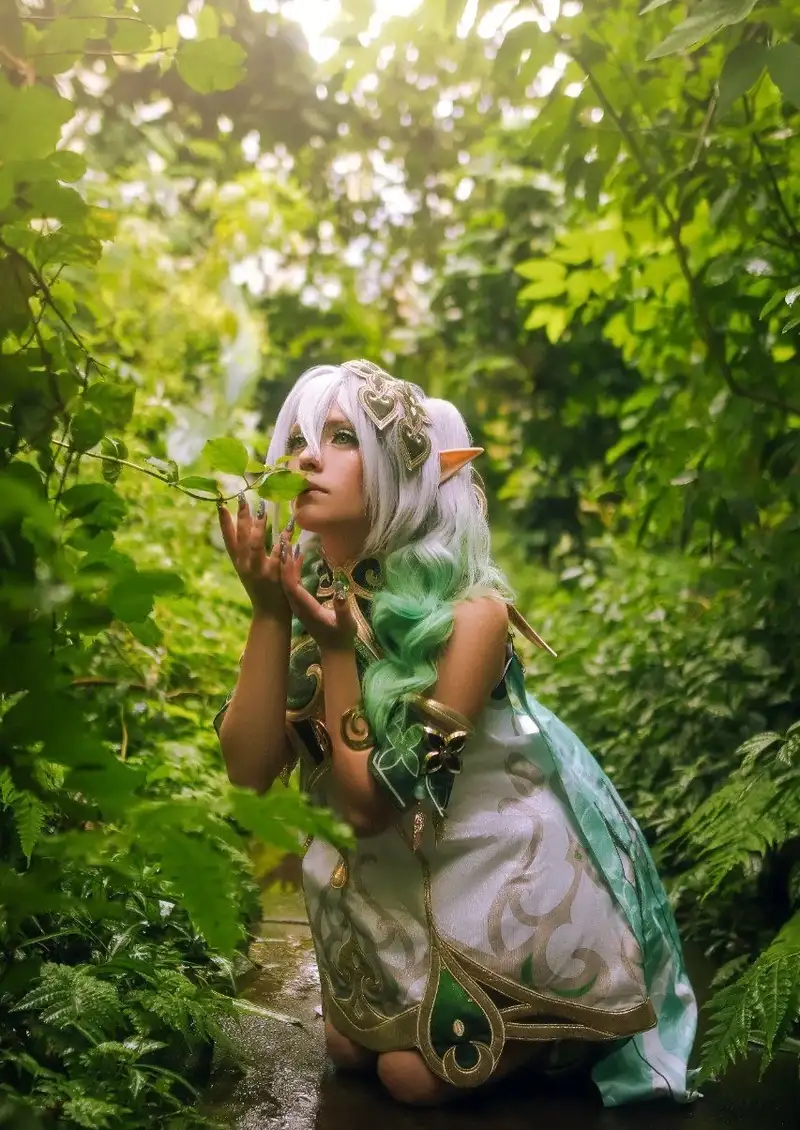 nahida cosplay ảnh sắc nét chuẩn hình nền
