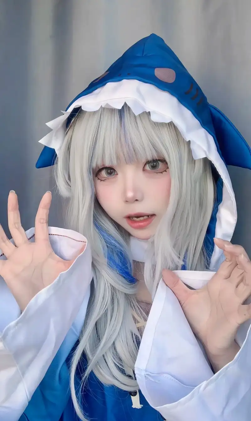 Ảnh Yaoyaoqwq Gawr Gura cosplay HD