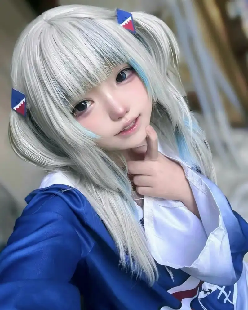 Ảnh Yaoyaoqwq Gawr Gura cosplay ấn tượng