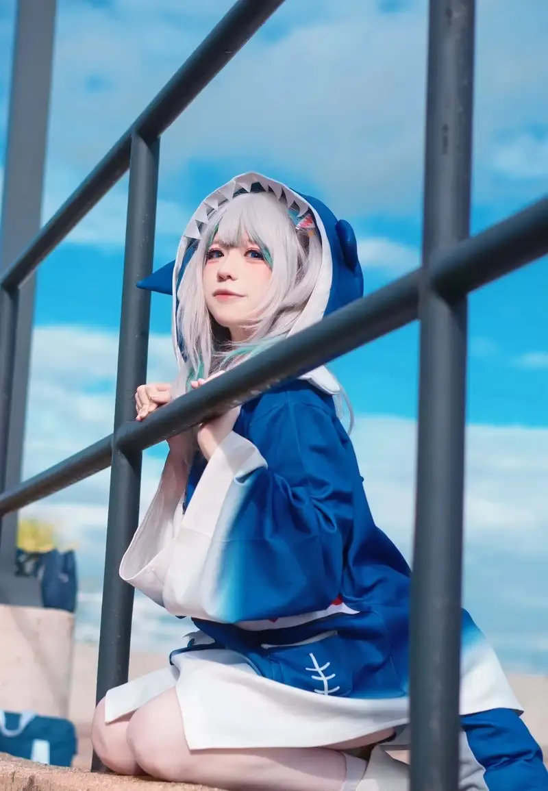 Ảnh Yaoyaoqwq Gawr Gura cosplay cực đẹp