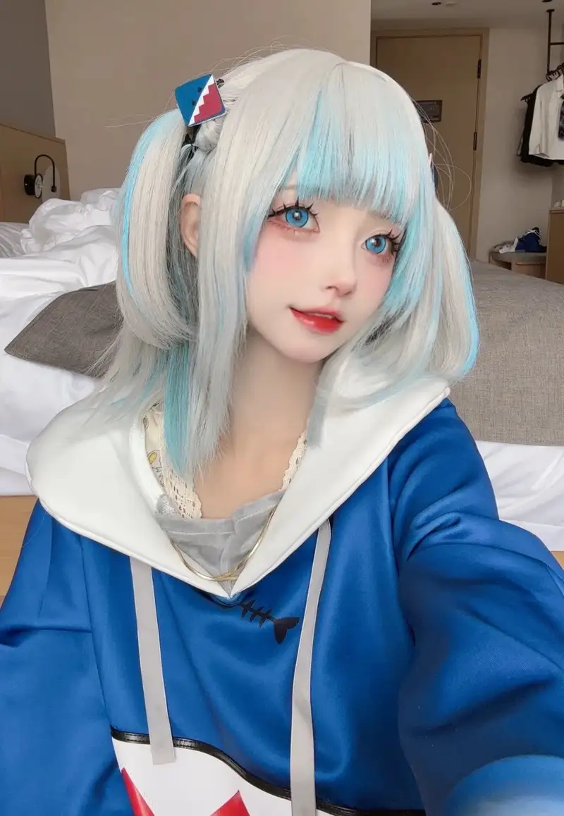 Ảnh Yaoyaoqwq Gawr Gura cosplay đẹp nhất