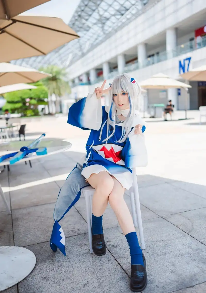 Ảnh Yaoyaoqwq Gawr Gura cosplay mới nhất
