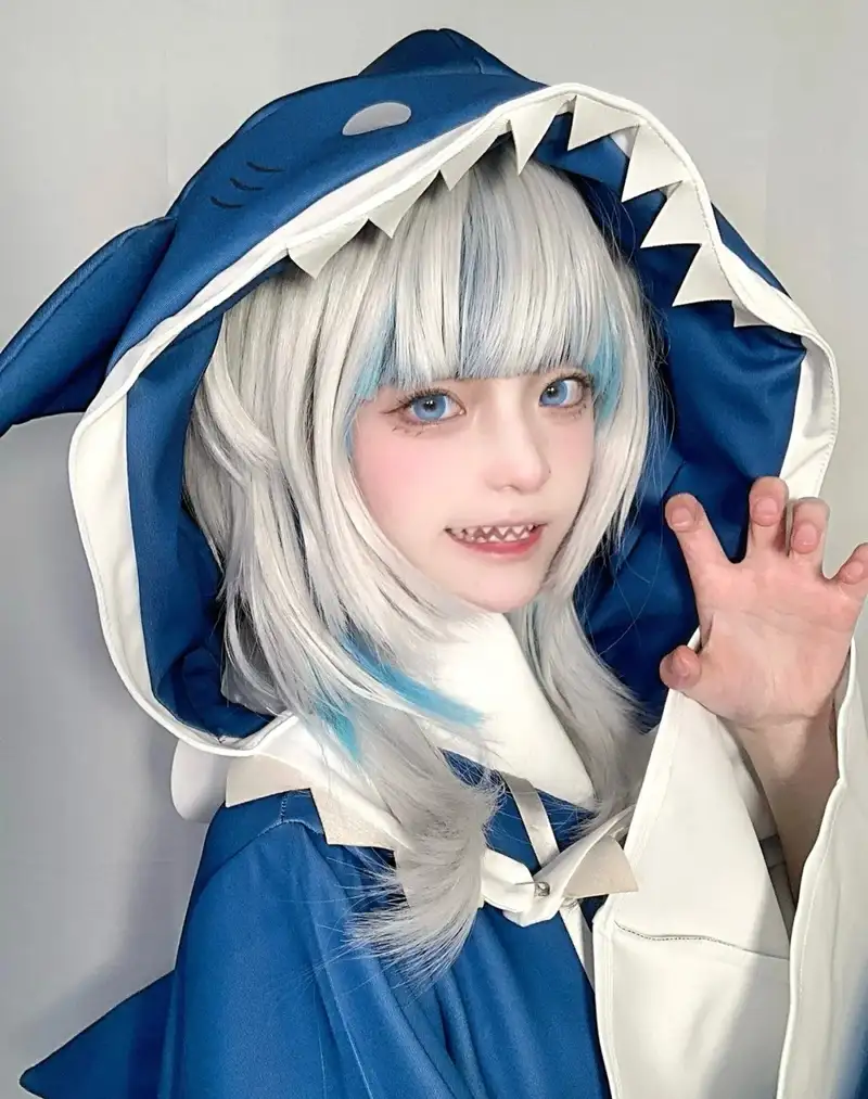 Ảnh Yaoyaoqwq Gawr Gura cosplay sắc nét