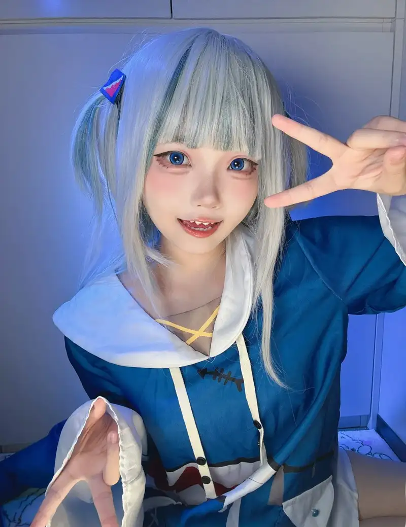 Gawr Gura cosplay ảnh Yaoyaoqwq