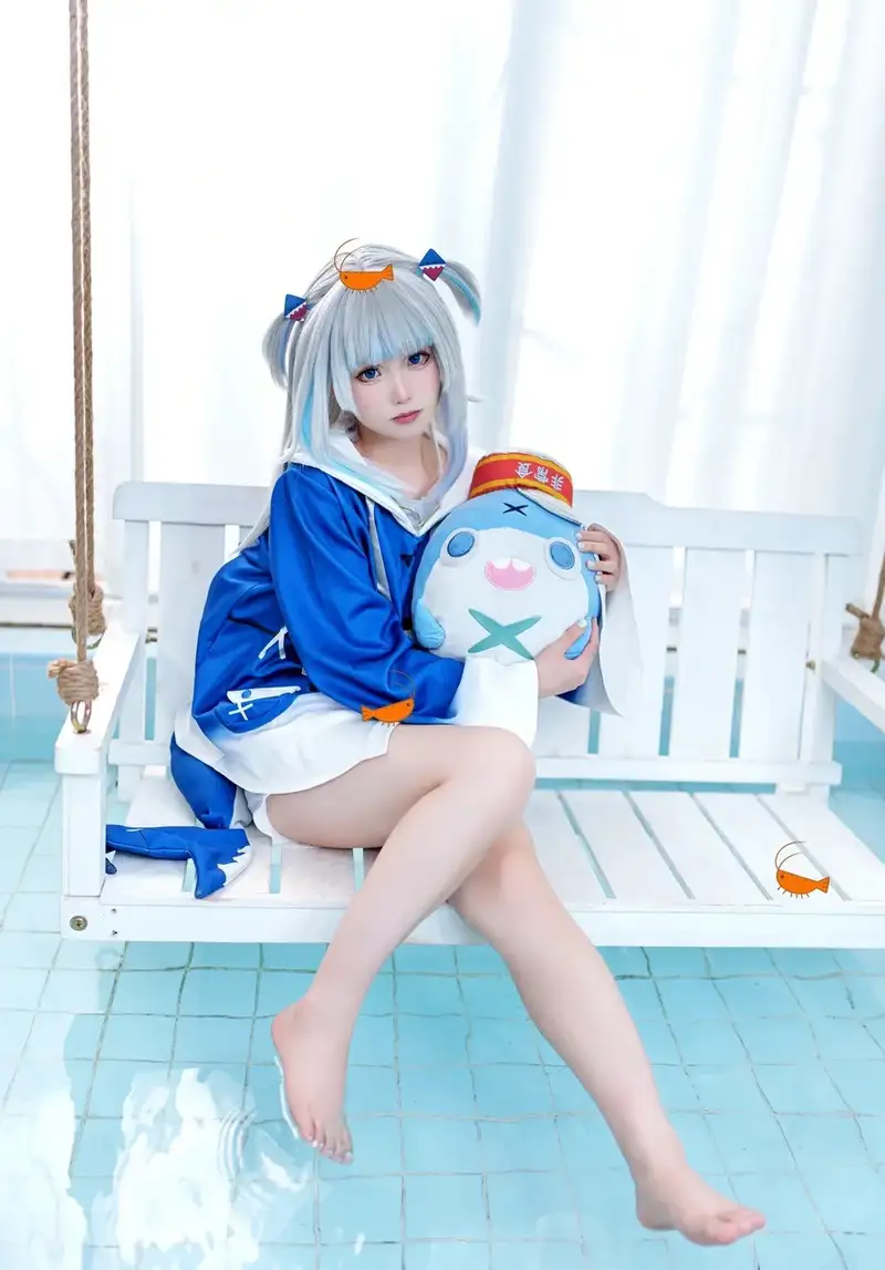 ảnh Gawr Gura Yaoyaoqwq cosplay