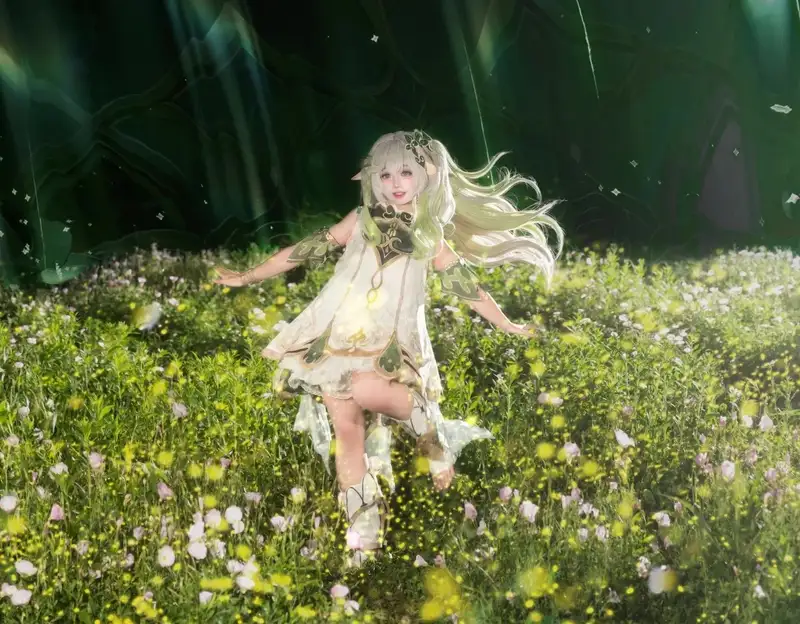 ảnh Nahida cosplay chất lượng cao sắc nét