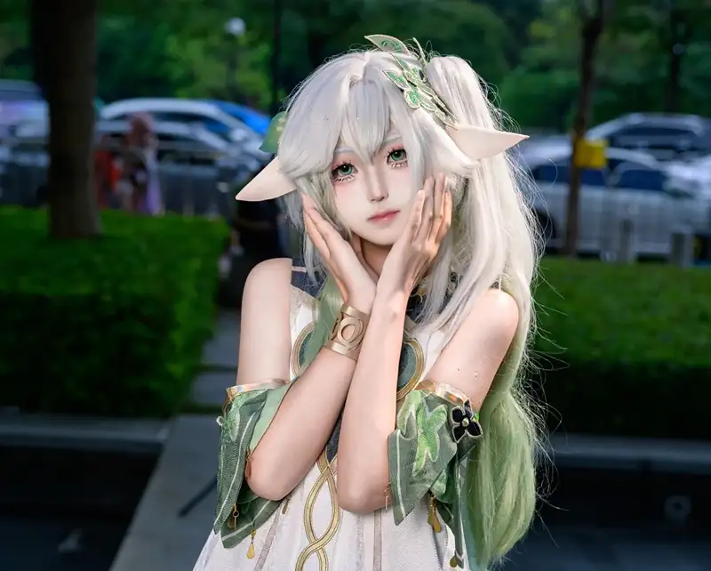 ảnh Nahida cosplay concept nhân vật độc đáo