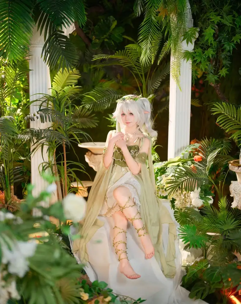 ảnh Nahida cosplay đẹp mắt nổi bật