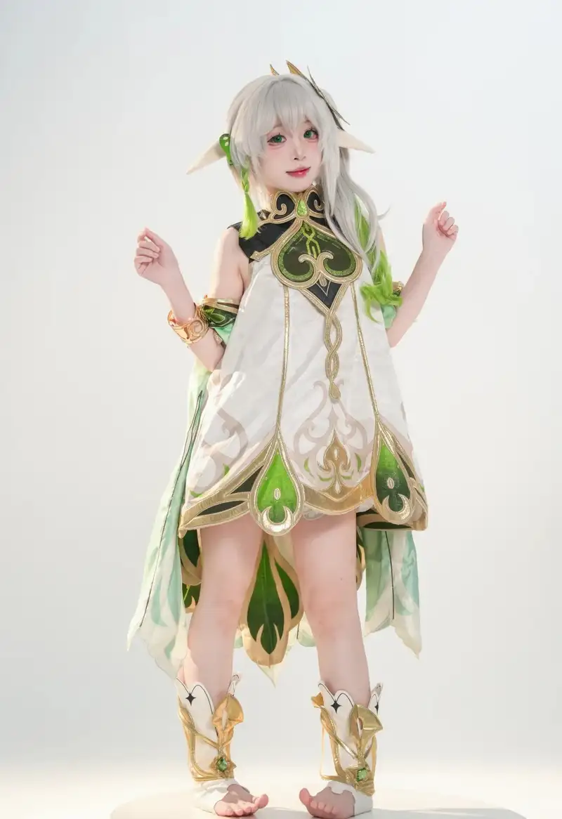 ảnh Nahida cosplay ngọt ngào đáng yêu