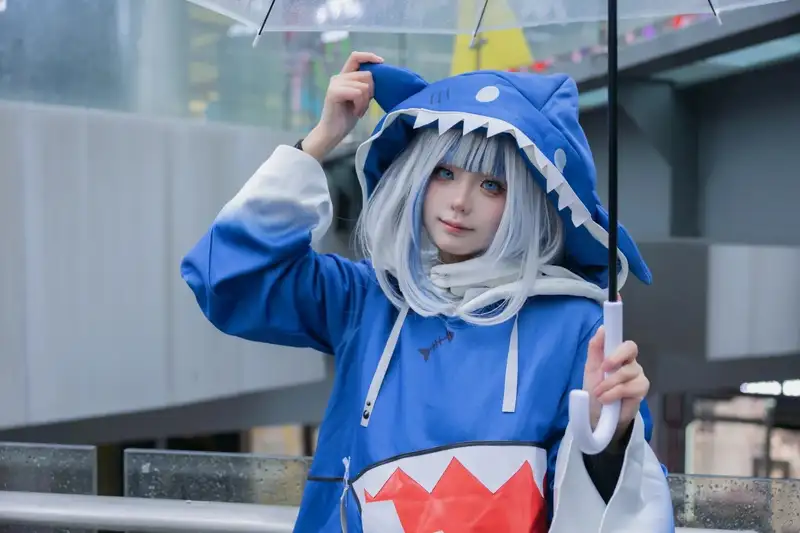 ảnh Yaoyaoqwq cosplay Gawr Gura cute