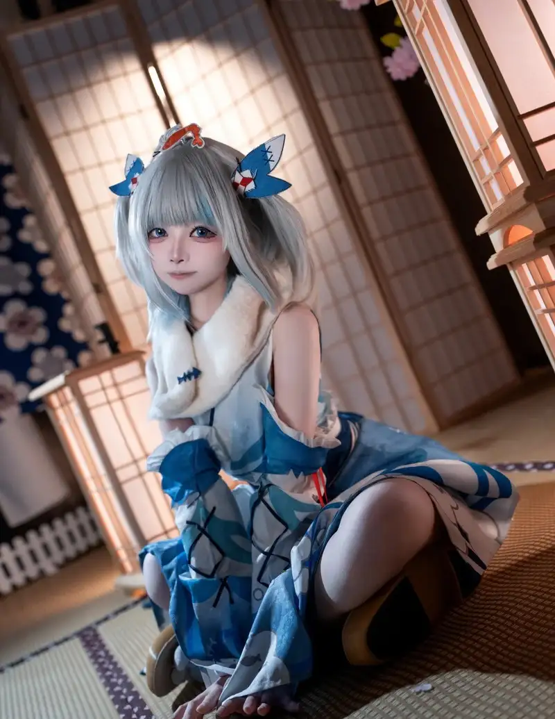 ảnh cosplay Gawr Gura Yaoyaoqwq đẹp