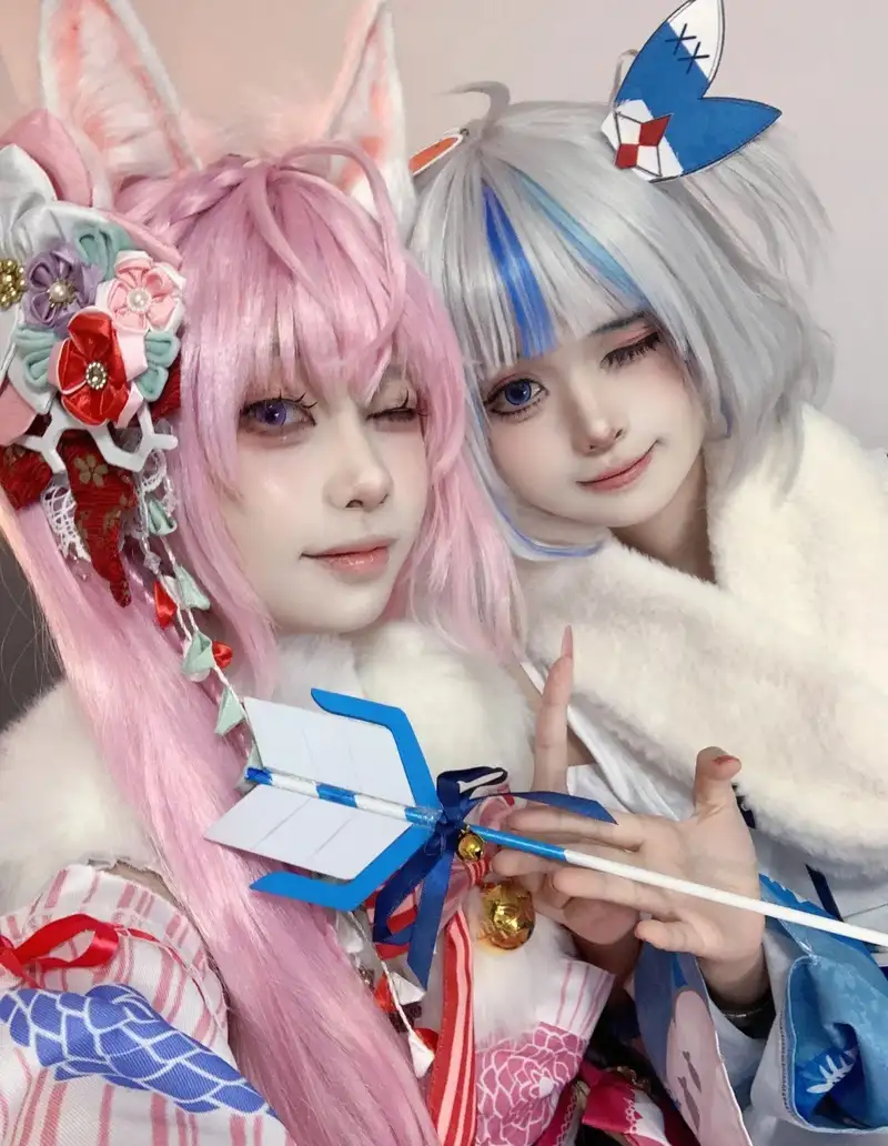 ảnh đẹp Yaoyaoqwq Gawr Gura cosplay
