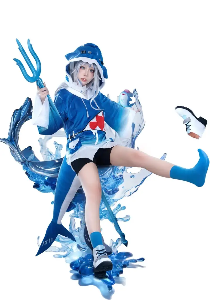 hình Yaoyaoqwq Gawr Gura cosplay đáng yêu