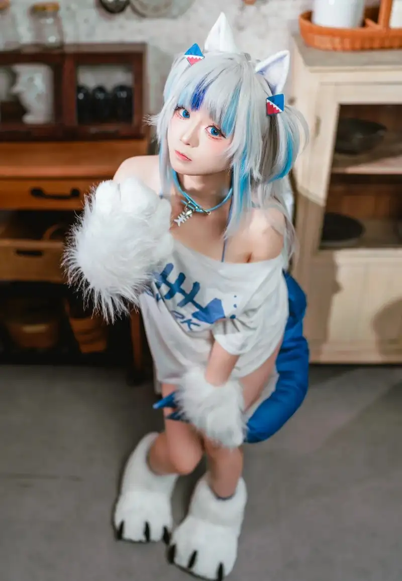 hình ảnh Yaoyaoqwq Gawr Gura cosplay
