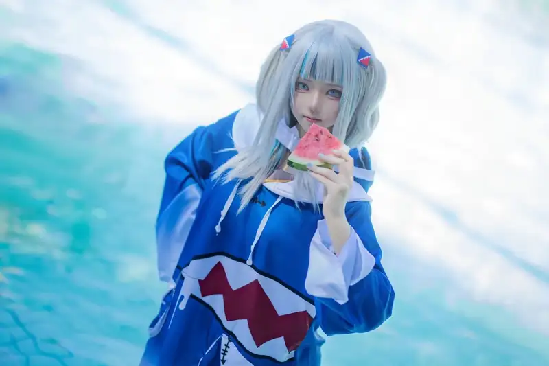 hình ảnh cosplay Yaoyaoqwq Gawr Gura