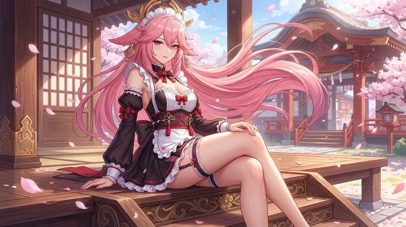 Ảnh Yae Miko hentai show hàng gợi cảm 2K
