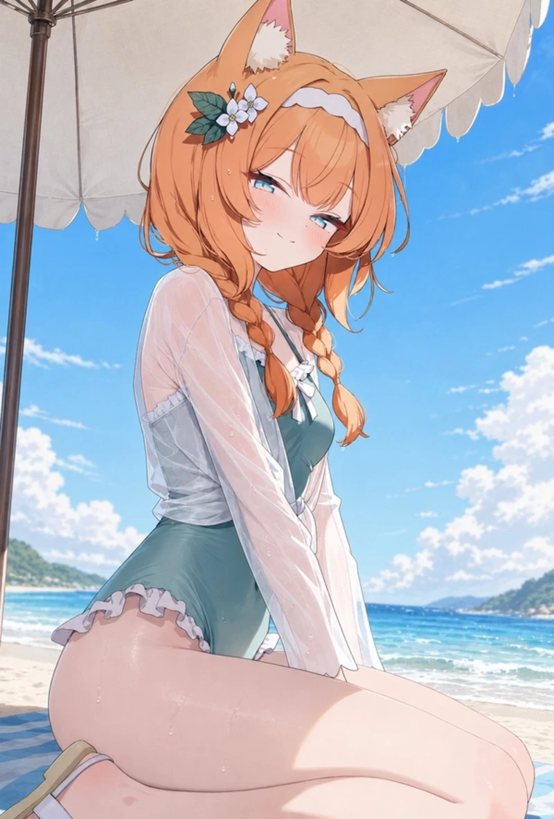Ảnh anime Iochi Mari tai mèo cute