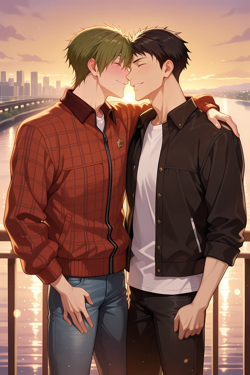 Ảnh anime đam mỹ thân hình săn chắc gợi tình