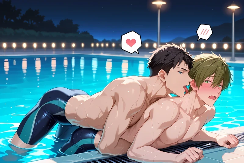 Ảnh anime đam mỹ tư thế đứng đầy lôi cuốn