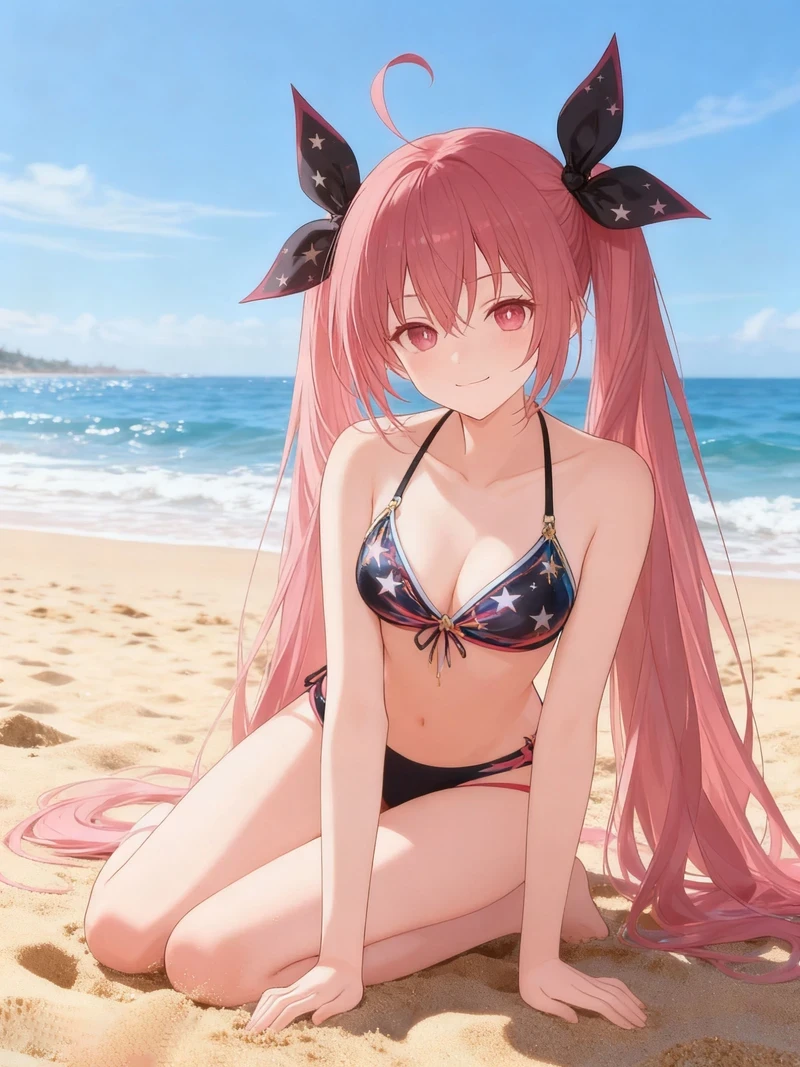 Hình Itsuka Kotori sexy khoe mông đít tròn
