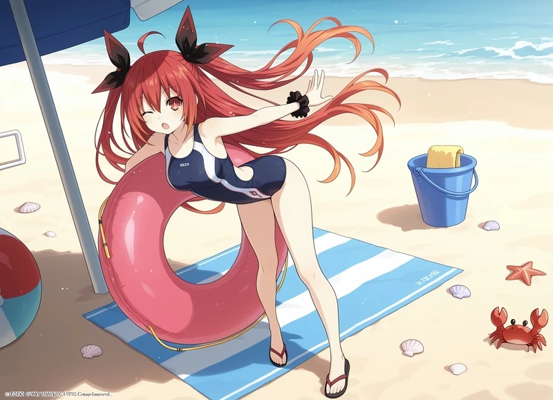 Hình Itsuka Kotori sexy khoe ngực to