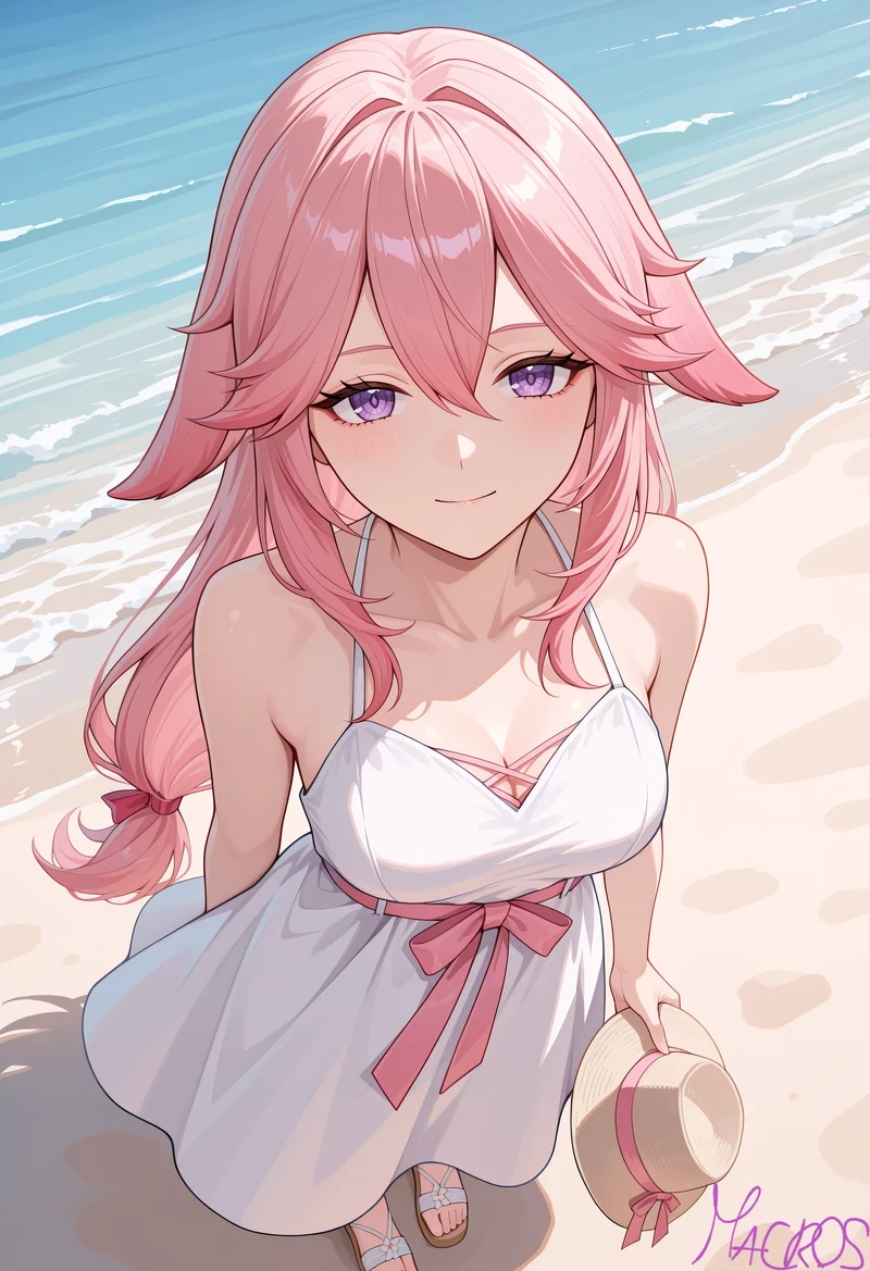Hình Yae Miko hentai vòng ba quyến rũ 4K