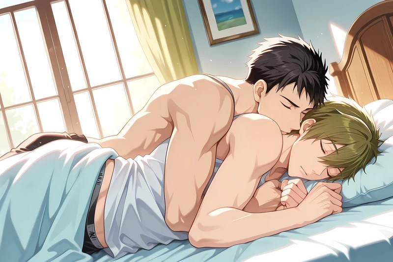 Hình đam mỹ anime chàng trai gợi cảm cuốn hút