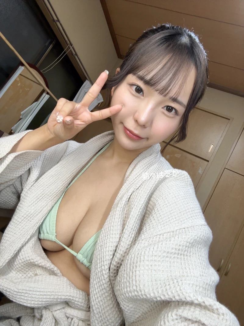 Hình ảnh Lily Haruka không che vòng ba căng tròn