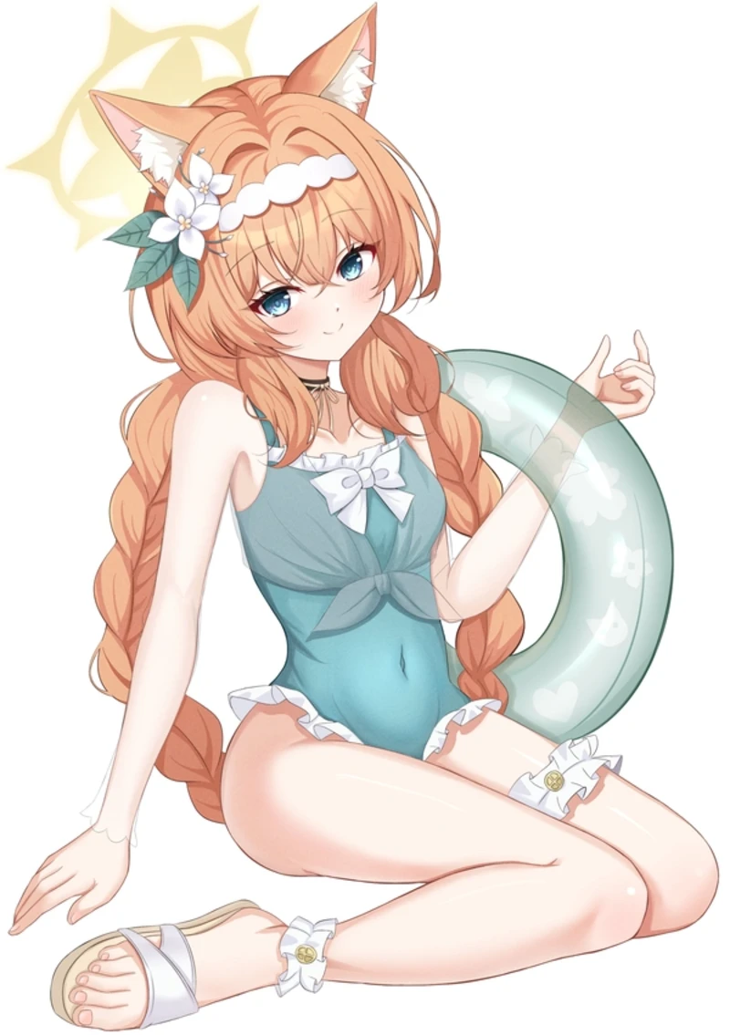Hình ảnh waifu Iochi Mari dáng chuẩn trong sáng
