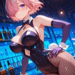 Hình hentai Mash Kyrielight không che ngực to tròn đầy
