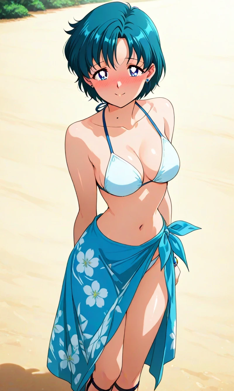 Hình hentai Mizuno Ami khoe ngực full HD
