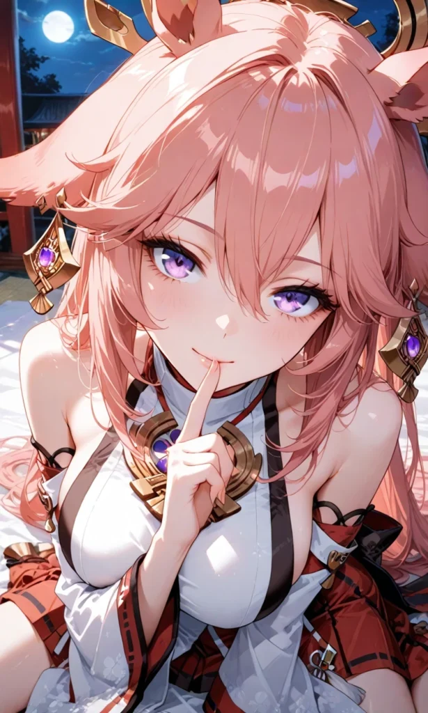 Hình hentai Yae Miko bikini show hàng nóng bỏng