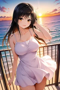 Hình hentai Yui Kotegawa cởi đồ lộ ngực khủng