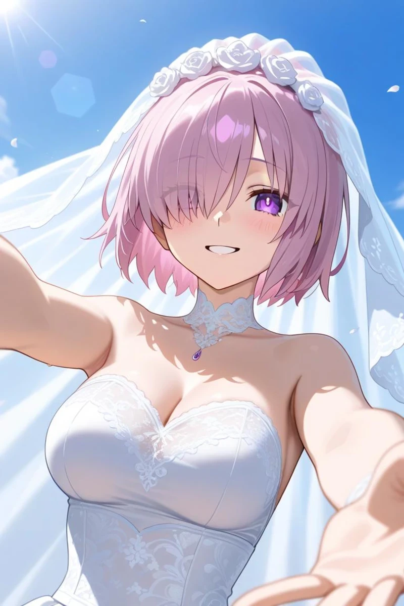 Mash Kyrielight hentai dáng ngồi gợi tình mông cong hoàn hảo