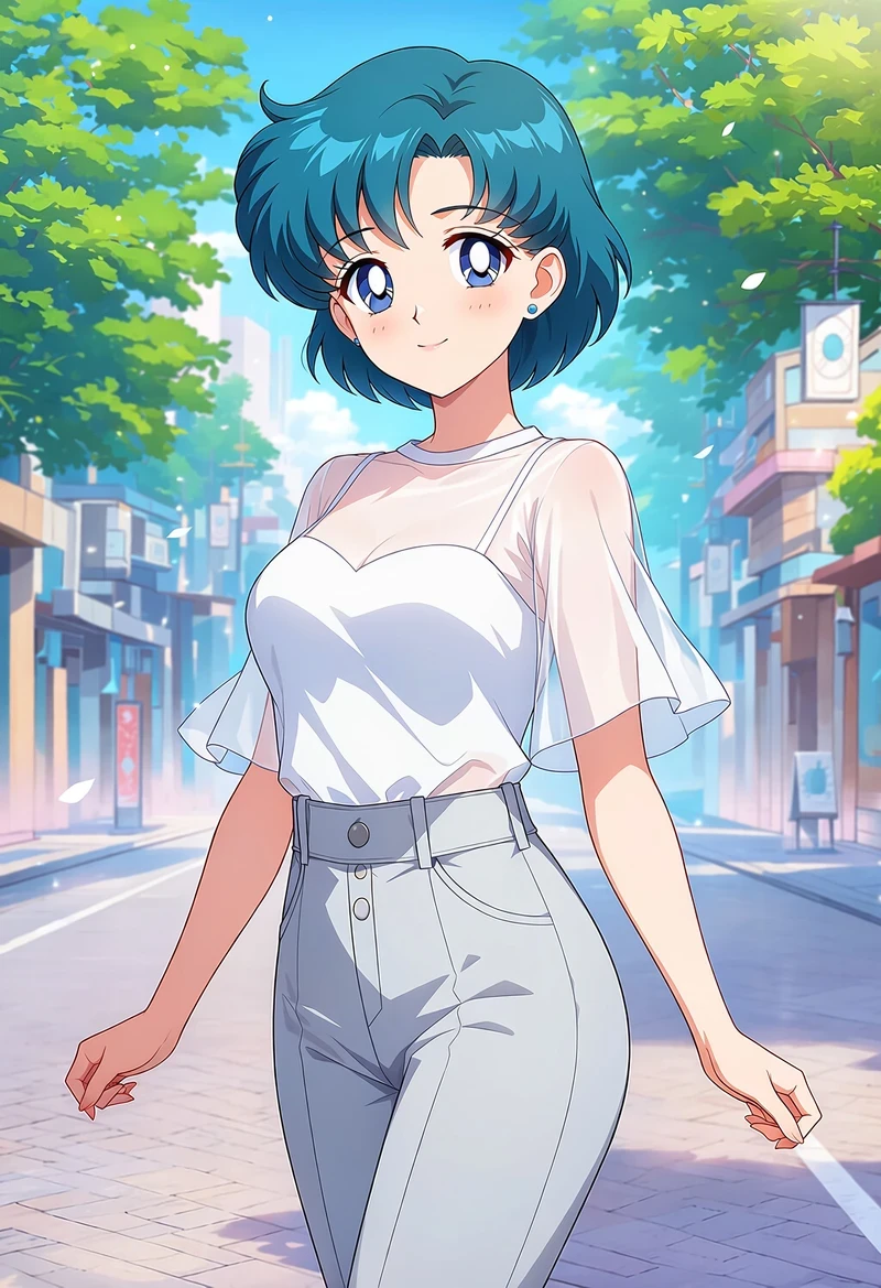 Mizuno Ami nude khoe ngực không che