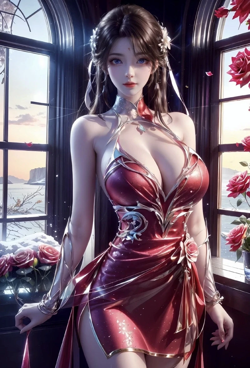 Nhân vật 3D Thế Giới Hoàn Mỹ thần thái sexy