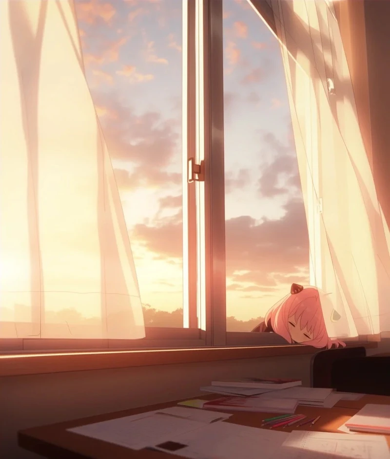 ảnh anime anya chibi dễ thương nổi bật