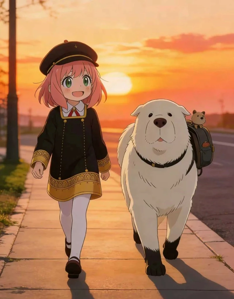 ảnh anime anya đẹp mắt chất lượng cao