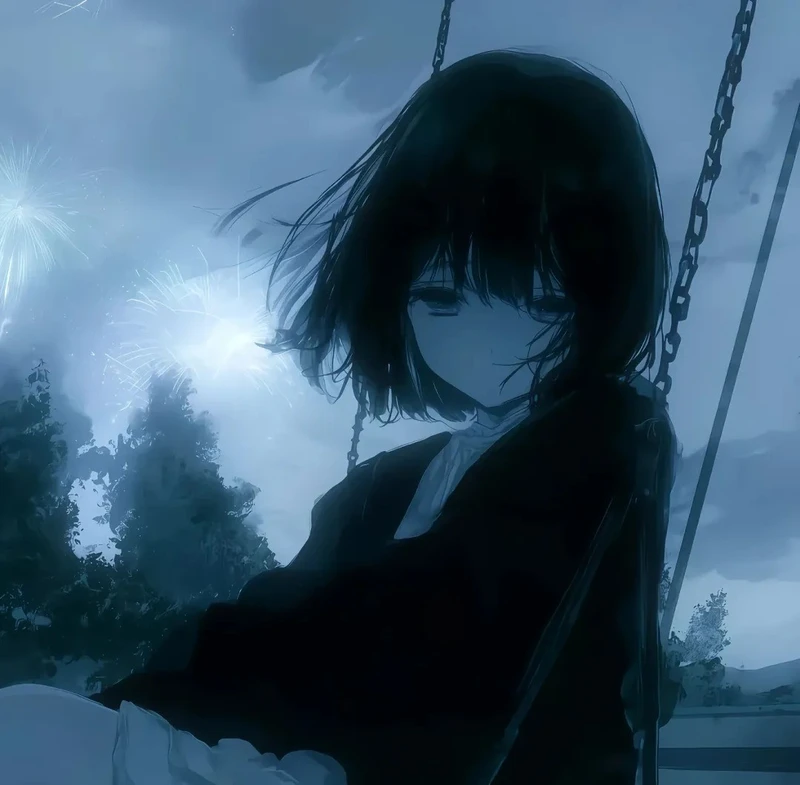 ảnh anime buồn cho người đang cô đơn