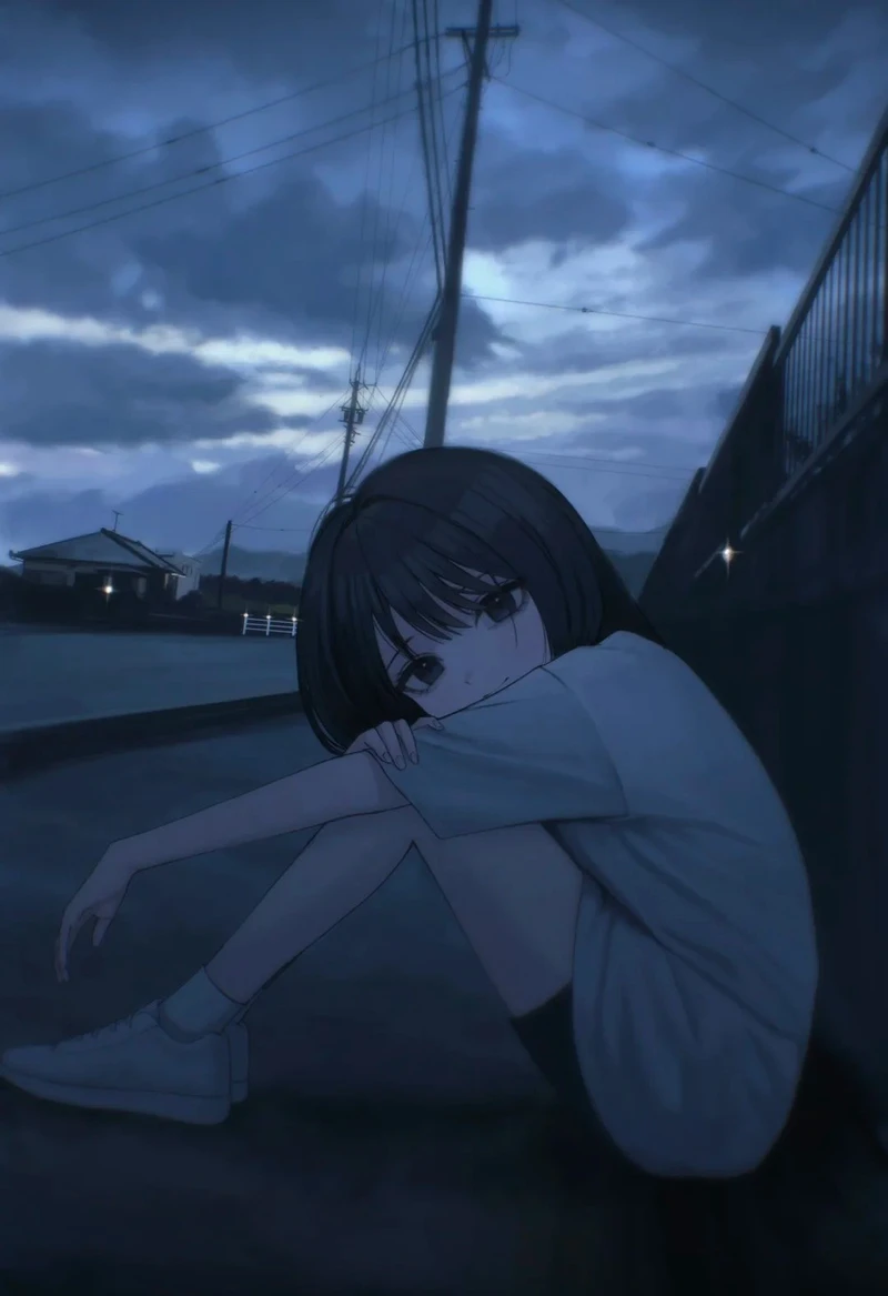 ảnh anime buồn cô đơn đầy cảm xúc